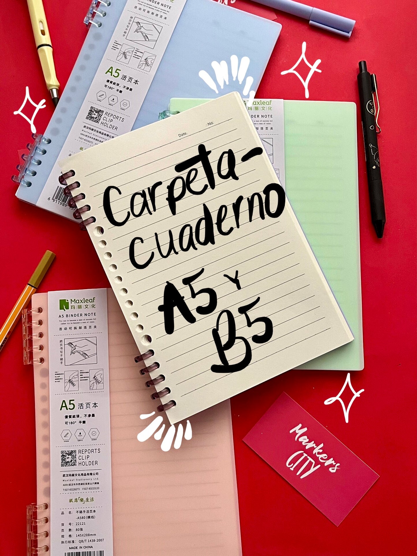 Carpeta/cuaderno A5.